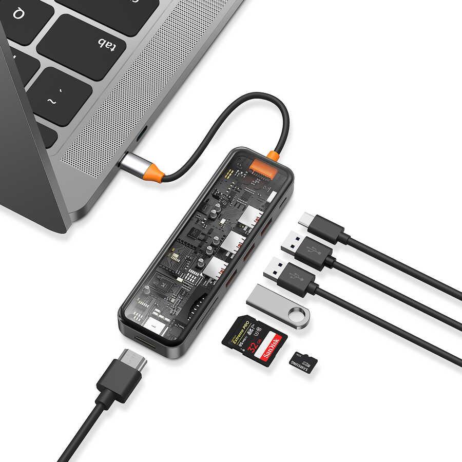 WIWU Cyber 7 in 1 Type-C Hub 100W