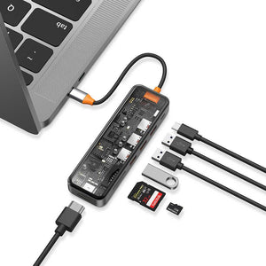 WIWU Cyber 7 in 1 Type-C Hub 100W