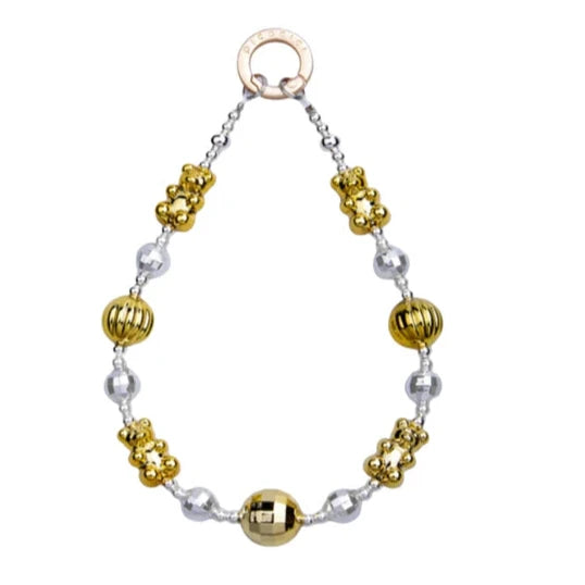 PICOCICI Electroplated Bear Mobile Phone Charm