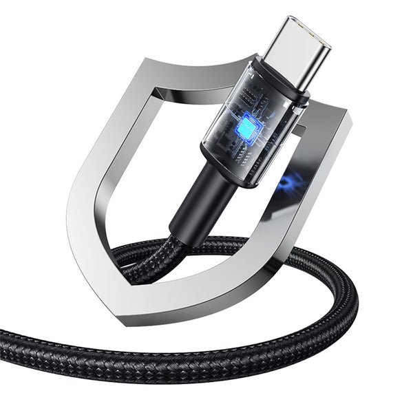 USAMS SJ727 240W Aluminum Alloy Data Cable Type-C To Type-C - SY Series 1.2M