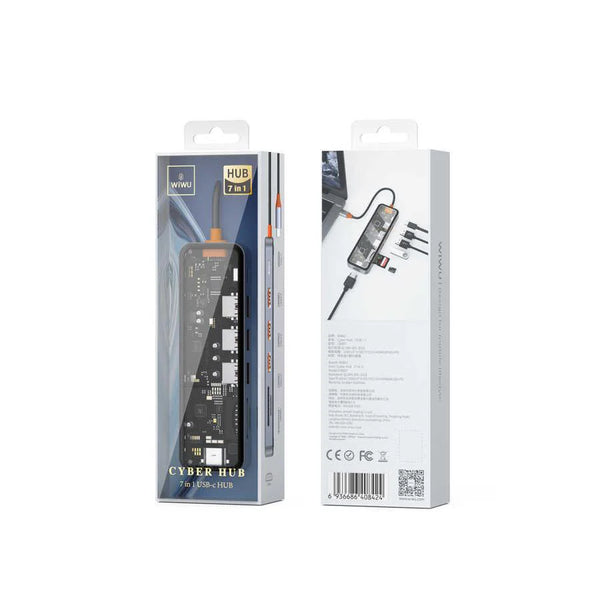 WIWU Cyber 7 in 1 Type-C Hub 100W