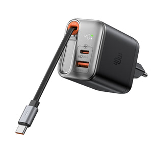 MCDODO CH-4280 40W Digital Display GaN Charger Built-in 65cm retractable