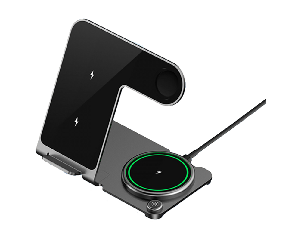 WiWU in 1 Power Air 3 in 1 Wireless 15W Charging Station Wi-005