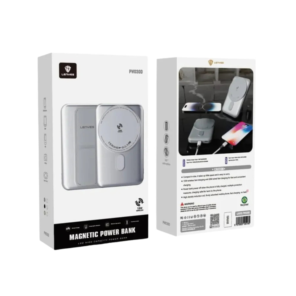 LENYES Power Bank Magsafe 10000mAh PW130D