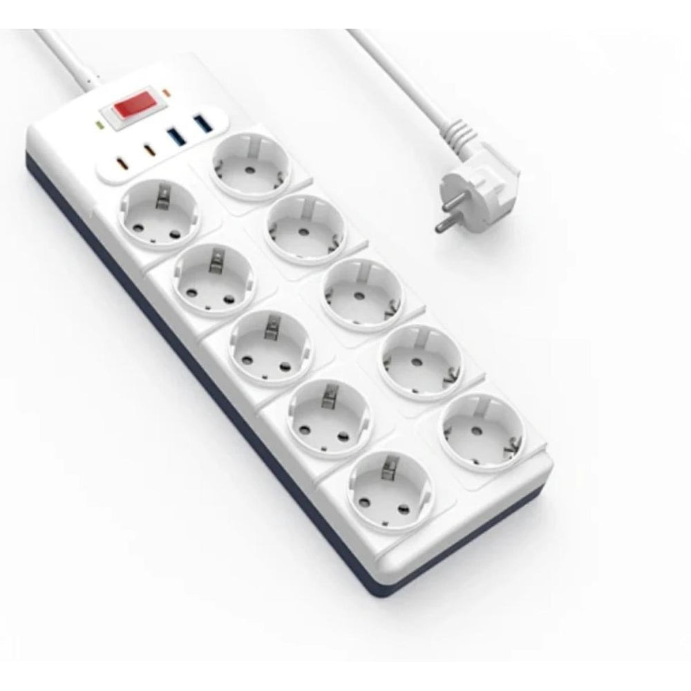 WiWU Wi-S008 PS1042 20W GaN 14 in 1 High Capacity Power Strip