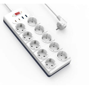 WiWU Wi-S008 PS1042 20W GaN 14 in 1 High Capacity Power Strip
