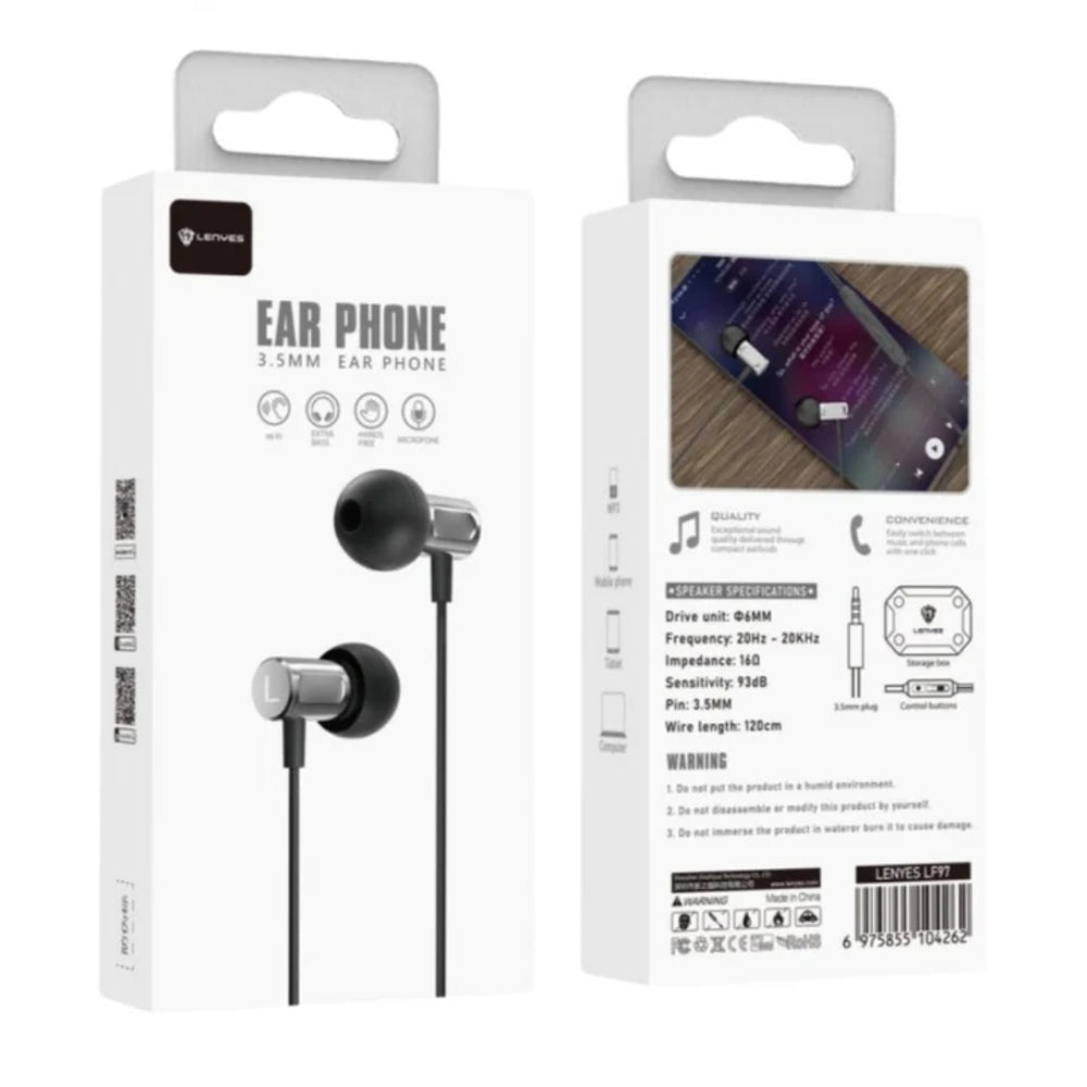 LENYES Wired In-Ear Earphones LF97