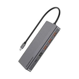 Powerology 13in1 USB-C Hub 4K HDMI Type-C 100W PD
