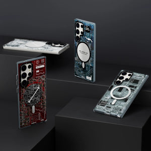 YOUNGKIT Samsung Technology Futuristic Circuit Board Case