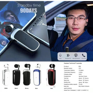 LENYES R25 Bluetooth Clip-On Wireless Headset