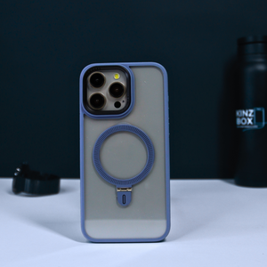 Clear iPhone Case with Colored Magsafe Ring