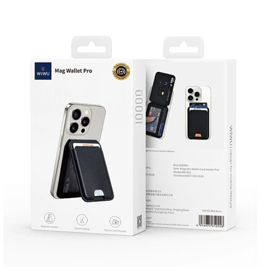 WiWU 2-in-1 Mag wallet with Strong Magnet