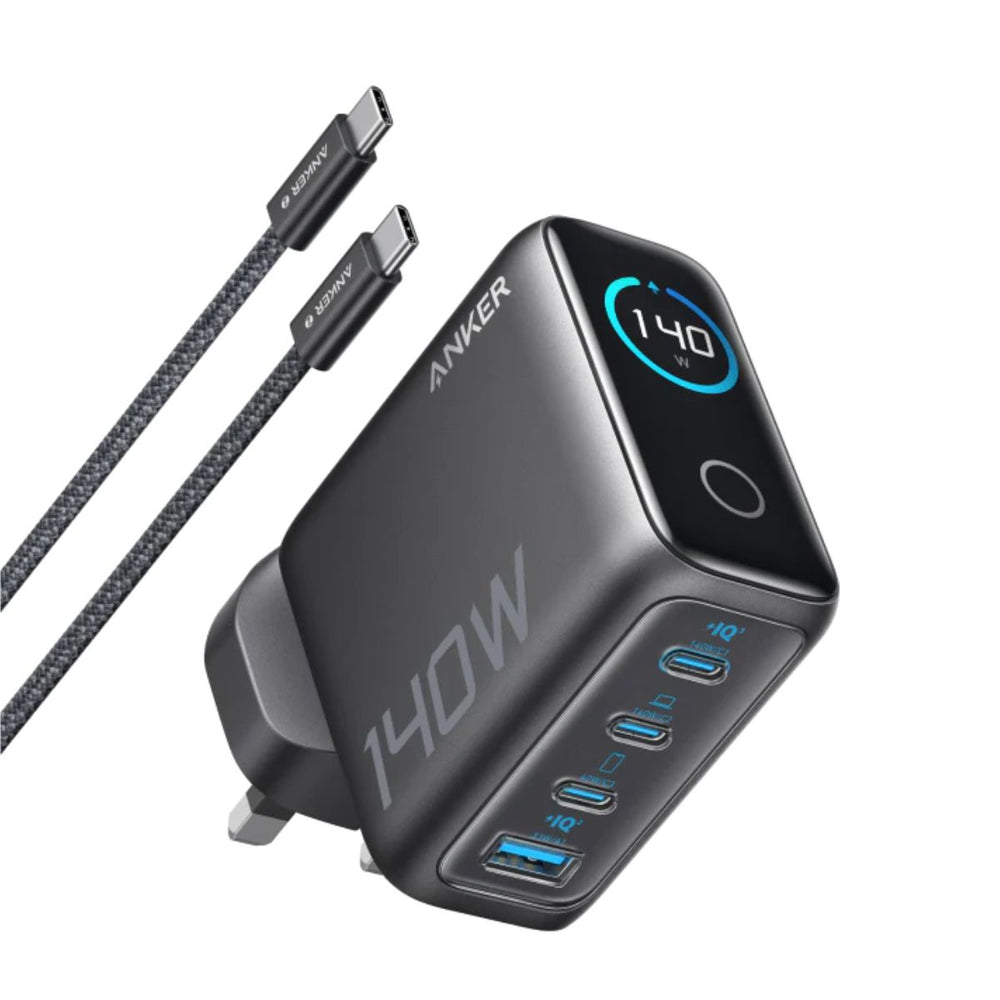 ANKER Charger (140W, 4-Port, PD 3.1) with USB-C Cable B2697G41