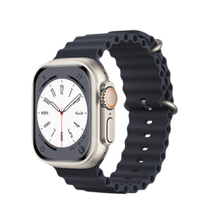 ATB Ocean Double Button Silicone Apple Watch Band