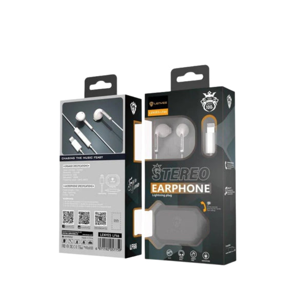 LENYES Stereo Wired Earphones LF66