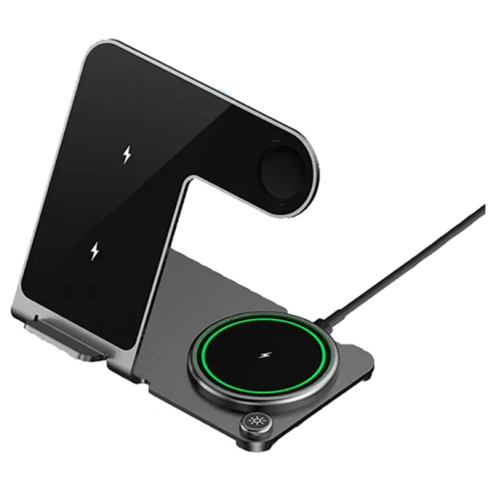 WiWU in 1 Power Air 3 in 1 Wireless 15W Charging Station Wi-005