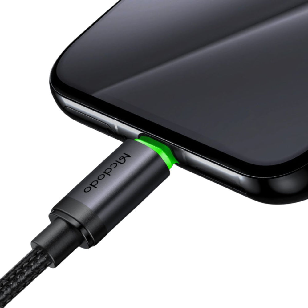 MCDODO CA-2030 USB-A to Lightning Cable with Charging Light 1m