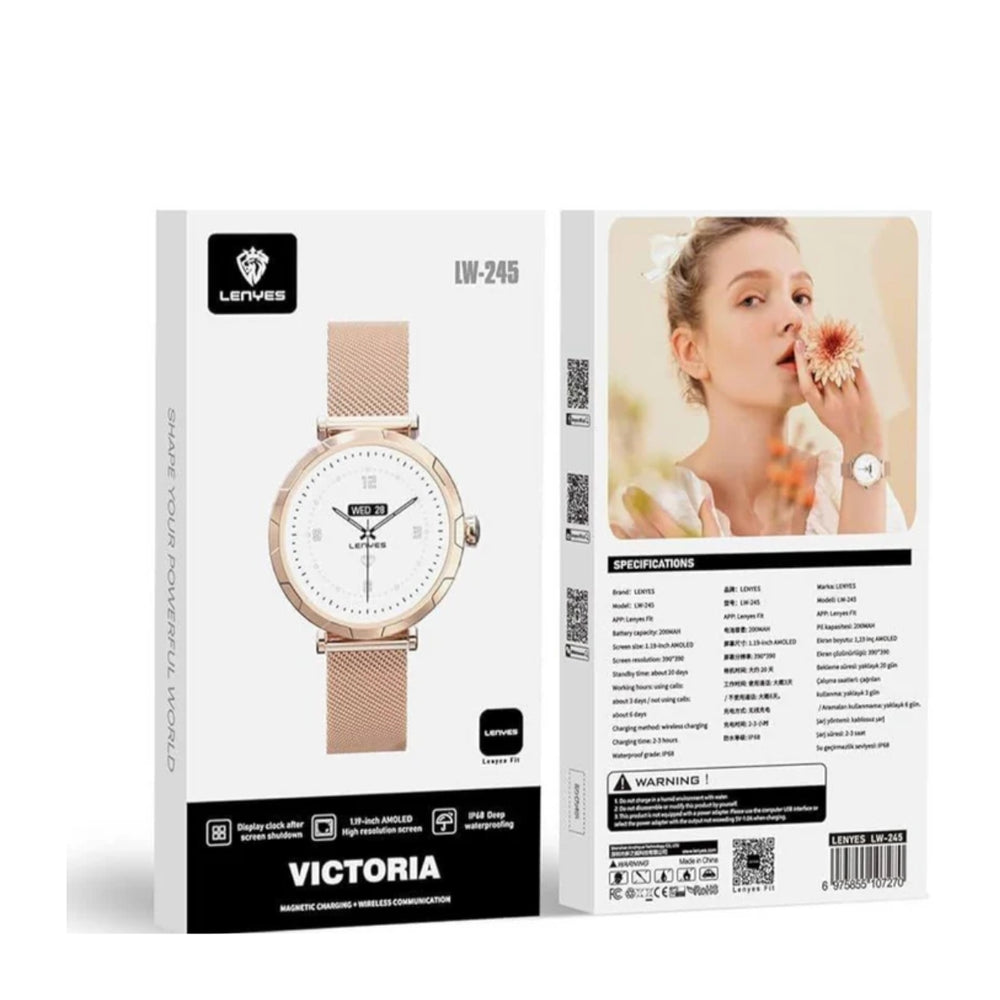 LENYES Victoria Golden Smart Watch LW-245