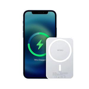 WiWU Snap Cube Magnetic Wireless Charging 5000mAh Power Bank