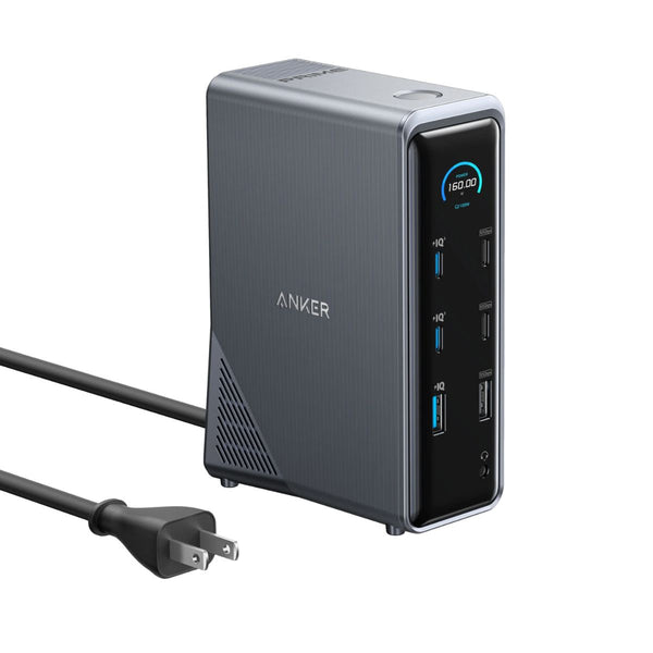 ANKER Prime Charging Docking Station (14-in-1, Dual Display, 160W) A83B62A1
