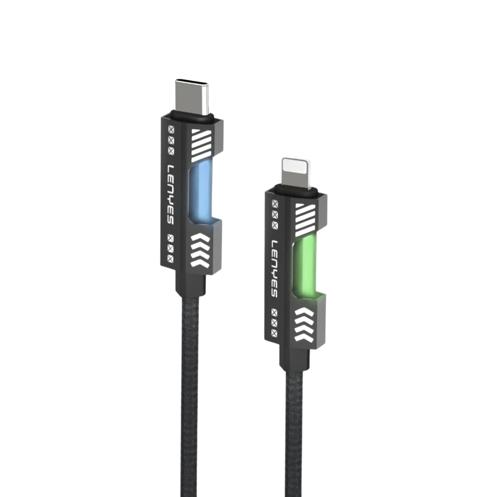 LENYES 1 Meter Aluminum Alloy Charger LC502