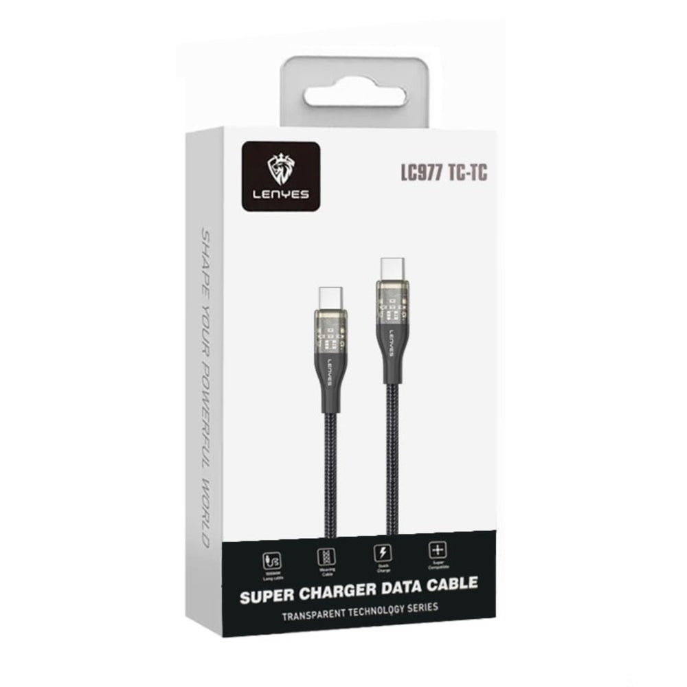 LENYES PD Fast Charging Type-C to Type-C Cable LC977