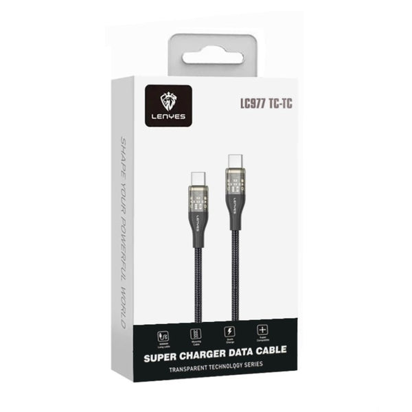 LENYES PD Fast Charging Type-C to Type-C Cable LC977