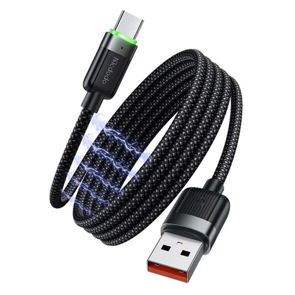 MCDODO CA-5650 USB-A to USB-C 6A Magnetic Self-Winding Data Cable 1.2m