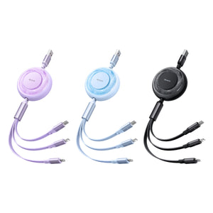 MCDODO CA-3730 3 in 1 66W Super Fast Charging Data Cable 1.2m