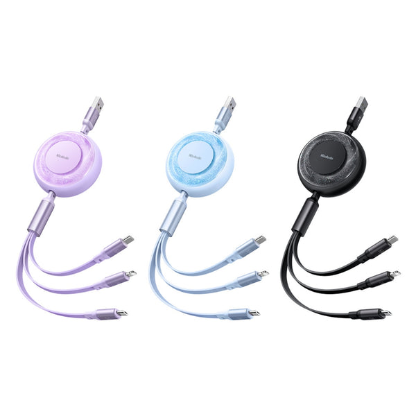 MCDODO CA-3730 3 in 1 66W Super Fast Charging Data Cable 1.2m