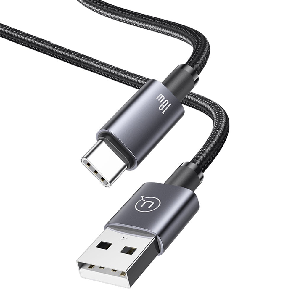 USAMS US-SJ663 Type-C 3A Aluminum Alloy Fast Charging & Data Cable-Sufeng Series 1.2M