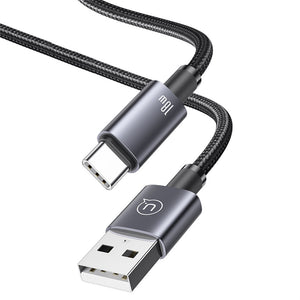USAMS US-SJ663 Type-C 3A Aluminum Alloy Fast Charging & Data Cable-Sufeng Series 1.2M