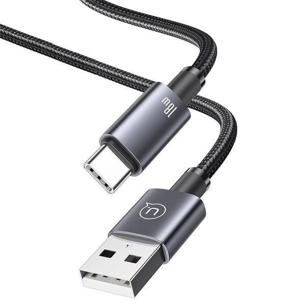 USAMS US-SJ663 Type-C 3A Aluminum Alloy Fast Charging & Data Cable-Sufeng Series 1.2M