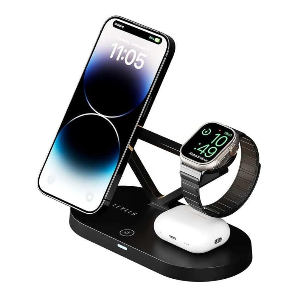 Levelo Premio 5 in 1 Magsafe Wireless Charging Station 15W