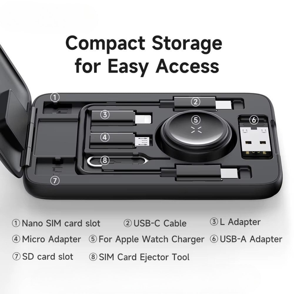 MCDODO CH-2440 8 in 1 Accessory Organizer With Apple Watch Charger