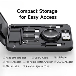 MCDODO CH-2440 8 in 1 Accessory Organizer With Apple Watch Charger