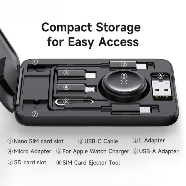 MCDODO CH-2440 8 in 1 Accessory Organizer With Apple Watch Charger