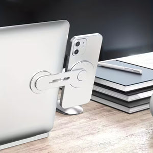 Aluminum Alloy MagSafe Flip Phone Laptop Holder