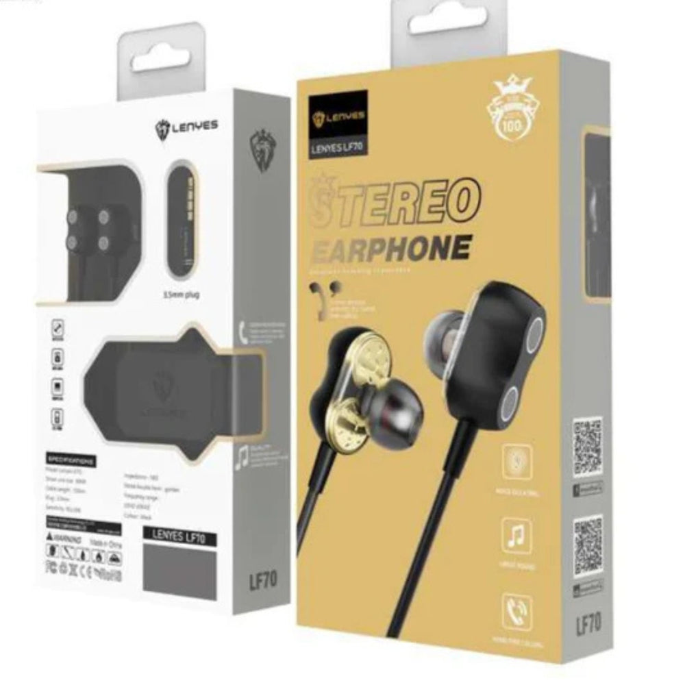 LENYES In-Ear HiFi Stereo Earphones LF70