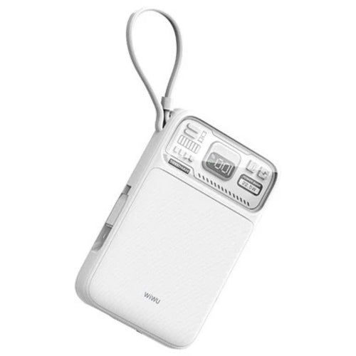 WiWU Portable Charger 22.5W Bluit With Cable Fast Charging Power Bank P016