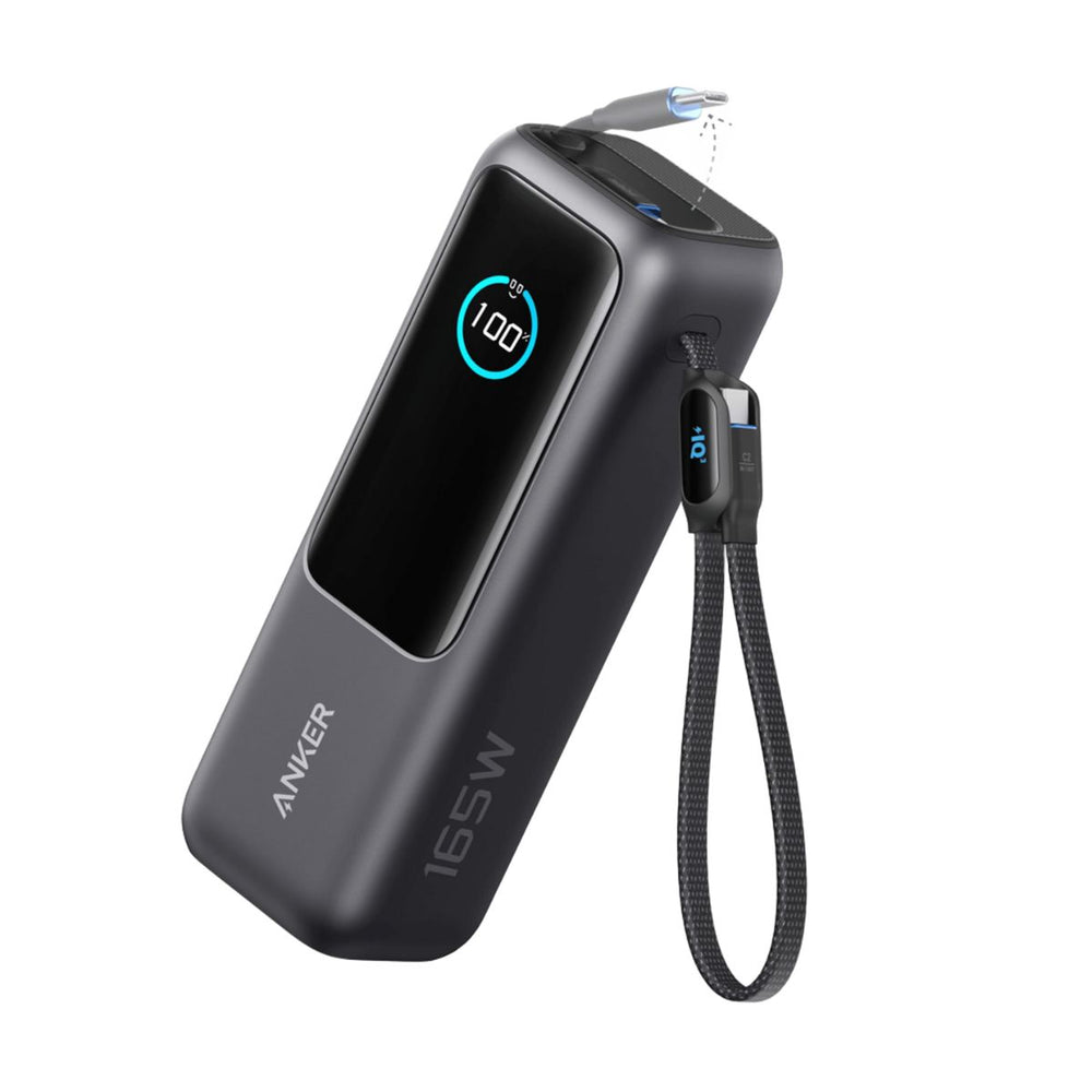 ANKER Power Bank (25K, 165W, Built-In USB-C and Retractable Cable) A1695H11
