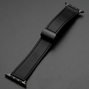 Magnetic Leather Apple Watch Band