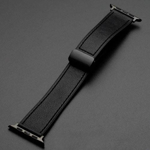 Magnetic Leather Apple Watch Band