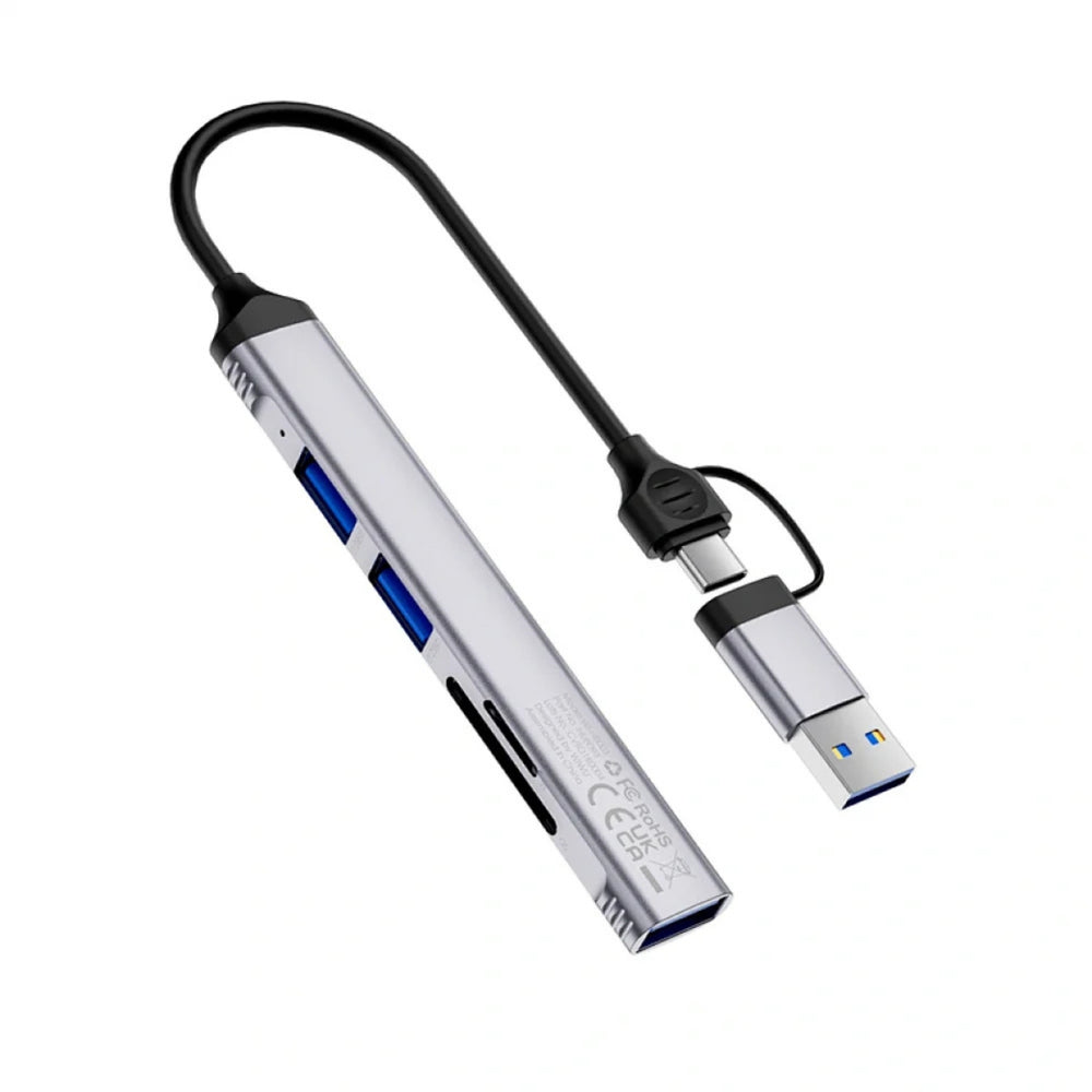 ZOLO 5 in 1 USB- C/USB-A HUB Wi-HB003
