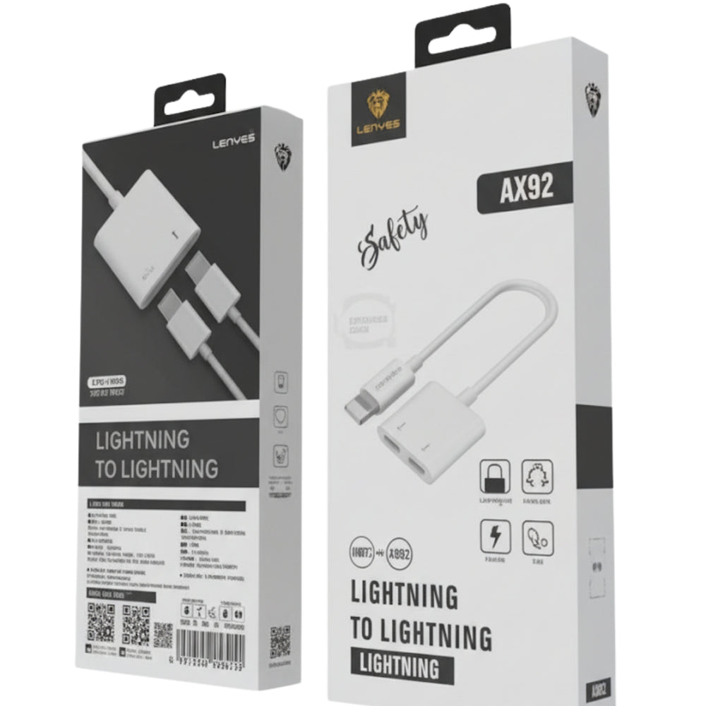 LENYES Lightning+3.5mm Adapter for iPhone AX93