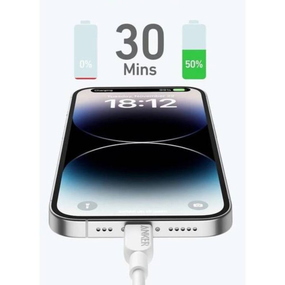 ANKER USB-C to USB-C Cable (3 ft, 240W, braided) A81D5H21