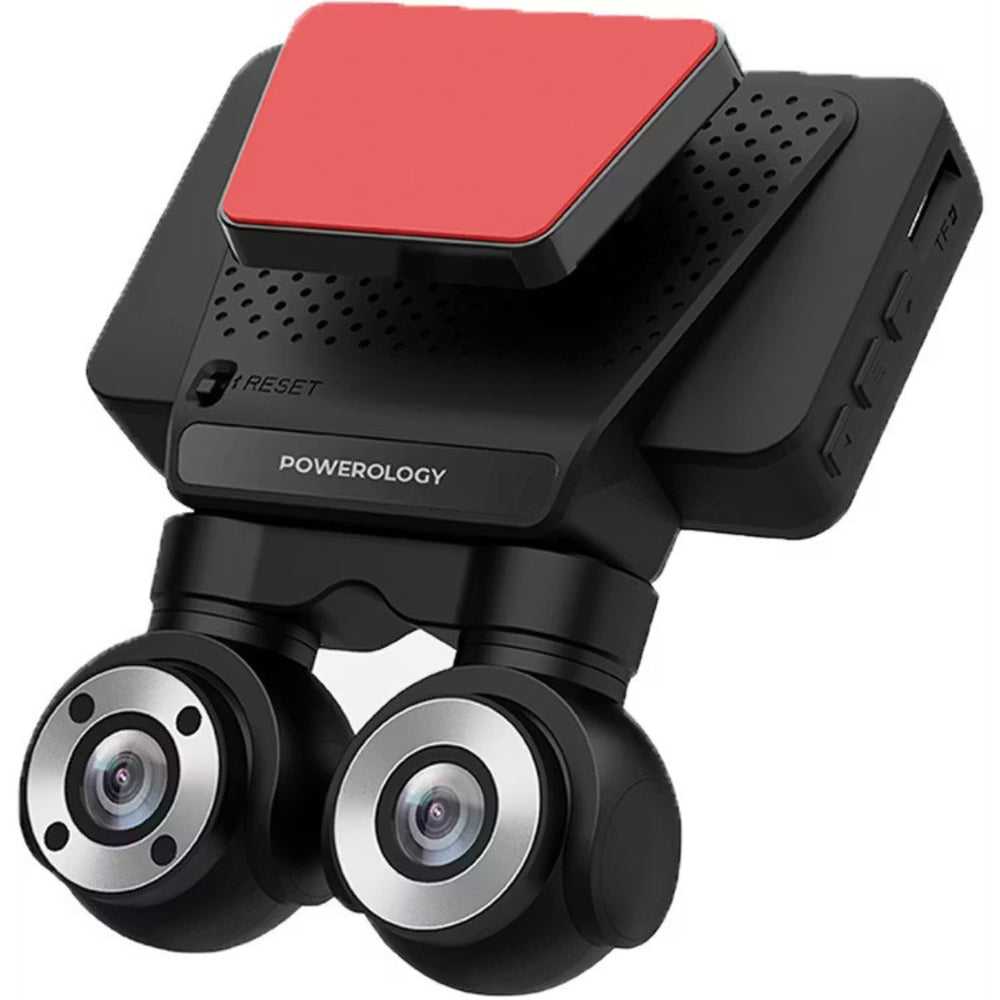 Powerology 3" Touch Screen 4K Dash Camera
