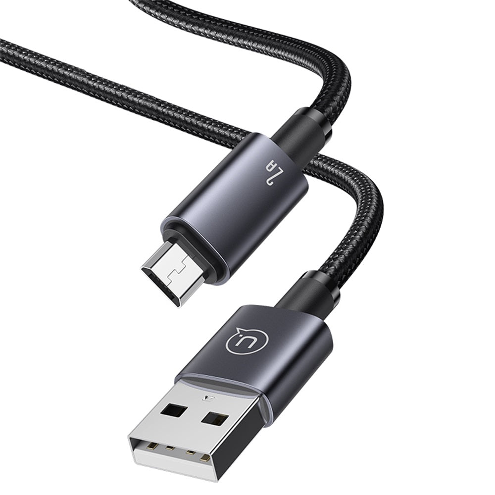 USAMS US-SJ668 Micro 2A Aluminum Alloy Fast Charging & Data Cable-Sufeng Series 1.2M