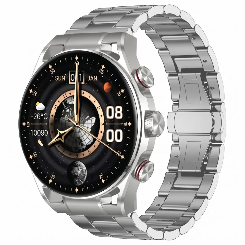 Green Lion Chrono Pro Smart Watch Silver