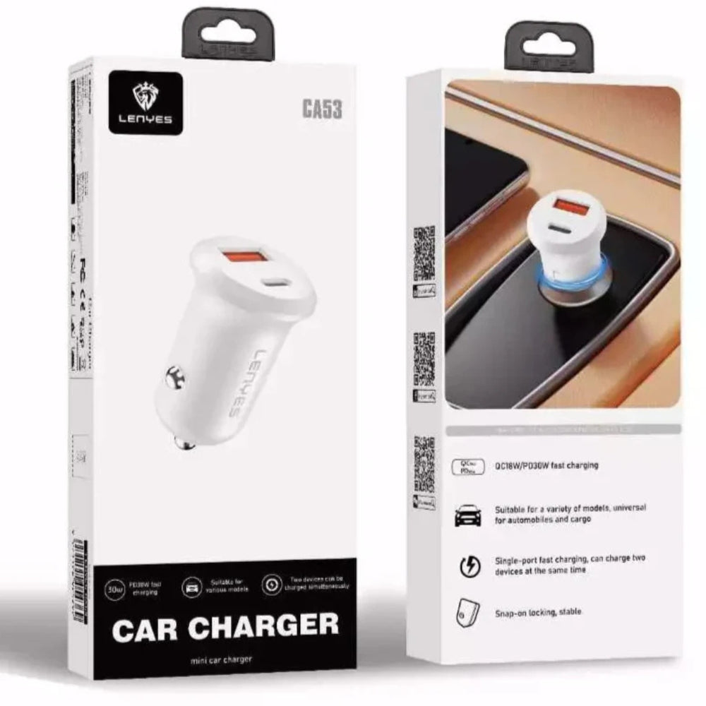 LENYES CA53 PD30W Mini Car Charger